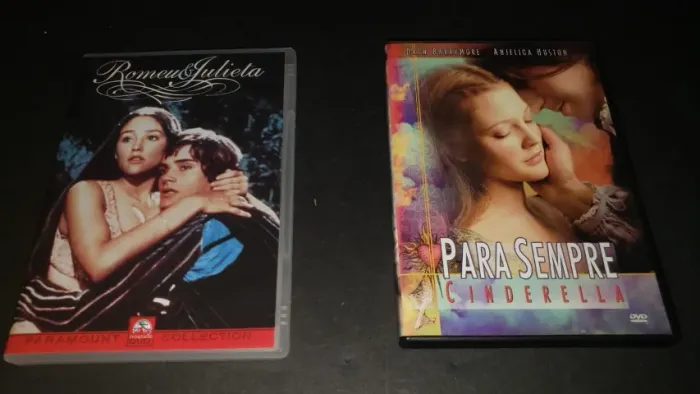 DVD (2) Romeu & Julieta 1968 e Para sempre cinderela