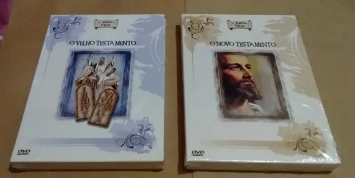 Box DVD A Bíblia VELHO Testamento com 4 DVD'S + O NOVO Testamento 6 DVD'S - Lacrados