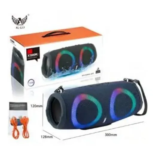 Caixa Som Bluetooth Média Altomex Xtreme2 A Prova Dagua Led Cor Preto