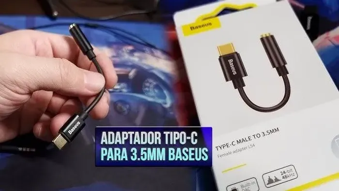 Baseus USB tipo C a 3.5mm fone de ouvido Jack para Samsung xaiomi mi10 Huawei p3p oneplus 