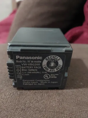 Bateria VW-VBG260 para filmadora Panasonic