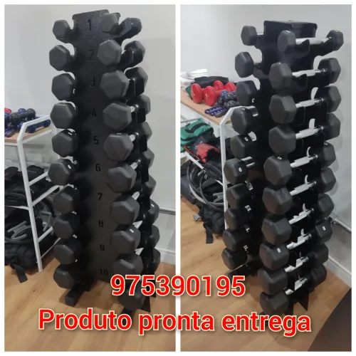 Suporte para Halteres texturizado - 10kg - Novo