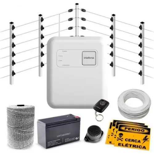 Kit Cerca Elétrica Intelbras Completo Com Instalação Na Promoção