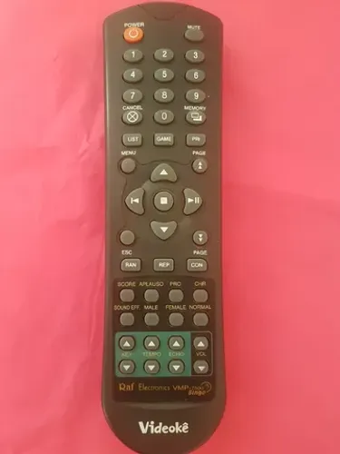 Controle Remoto Original Videoke Modelos 2500 -3.000 - 7.500 - 9.000 - 8330