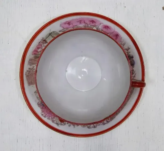 Jogo chá de porcelana Japonesa antigo.- Cód. 431 -