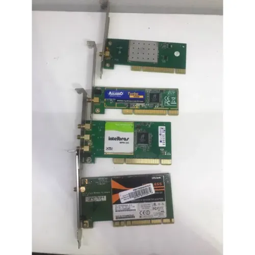 placa wireless wifi rede sem fio pci com antena