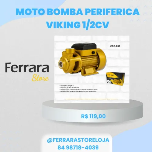 Bomba de Água Periférica Viking (1/2 cv e de 1 cv ) a partir de 119,00