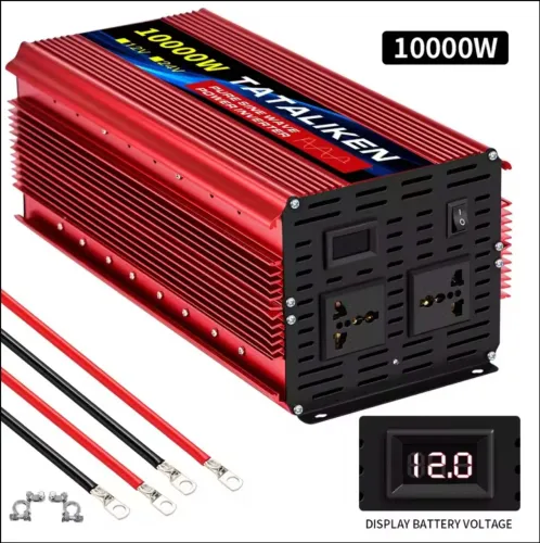 Inversor Tataliken Onda Senoidal Pura 12V Para 220V  10.000W Pico 5.000W Contínuo 