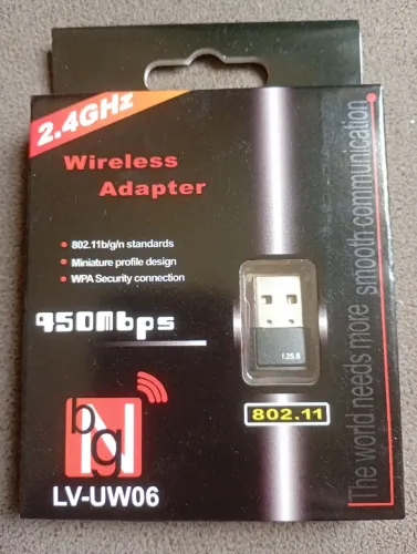 Adaptador Wi-Fi Wireless Usb 950Mbps - Novo