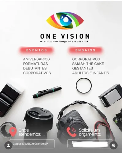 Fotografia e Filmagem - One Vision (By Manu Natividade)