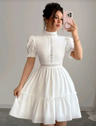 Vestido com renda novos