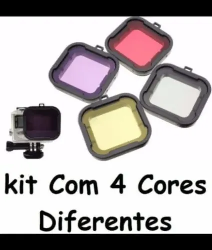 Filtros de lente para gopro 4