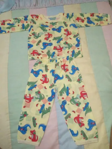 Pijamas infantil de dinossauros-3-4anos