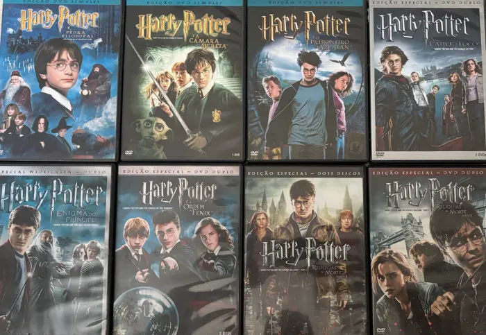 Coleção DVDs Originais Harry Potter - Saga Completa - Perfeito Estado