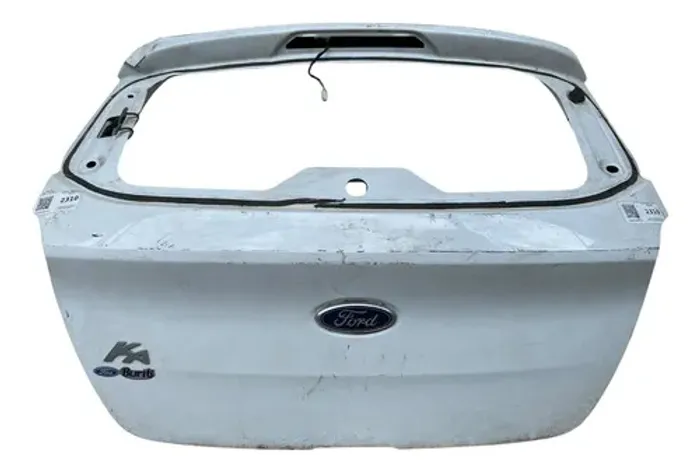 Tampa Traseira Mala Ford Ka Hatch 2017/19 Branca C/detalhe