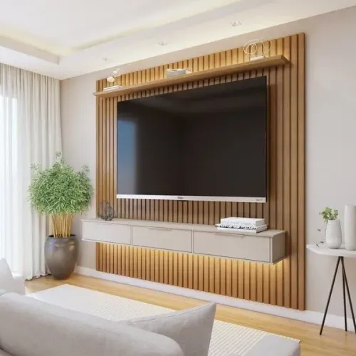 Painel Home Vitória Ripado 2.27m - Entrega Rápida
