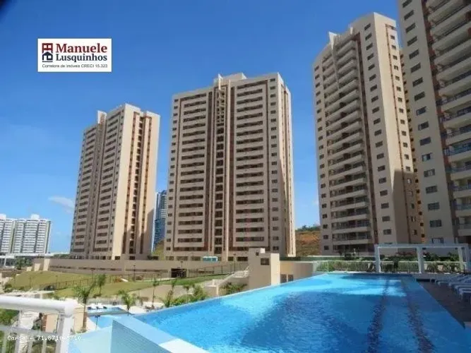 Apartamento de 3/4, Brisas Residencial Clube colado a Faculdade Jorge Amado na Paralela