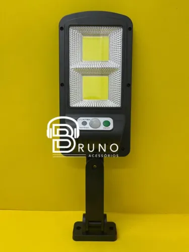Luminária Solar LED 20W com Sensor de Movimento
