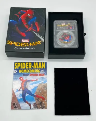 Moeda comemorativa Spider man