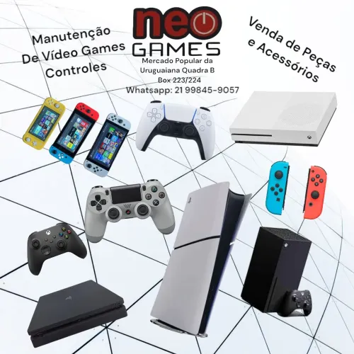 Conserto Manutenções Controles e Vídeo Games 