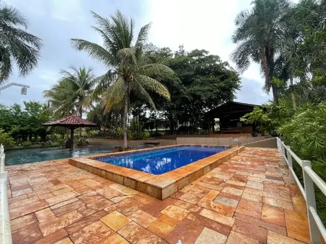 Chácara em Jataí - 5000m2 - Casa 3 quartos, Quiosques, Piscina , Hortas e muito lazer