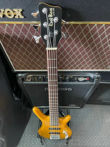 Baixo Warwick Rockbass 5 cordas 
