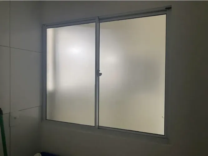 Película Transparente Jateada Para Vidro Janela Porta Box 1mx60cm
