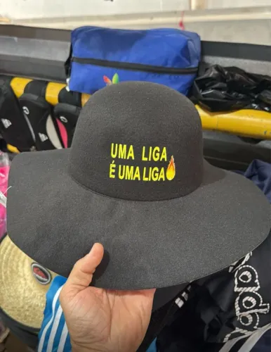 Chapéu natazinho lima original com frases 