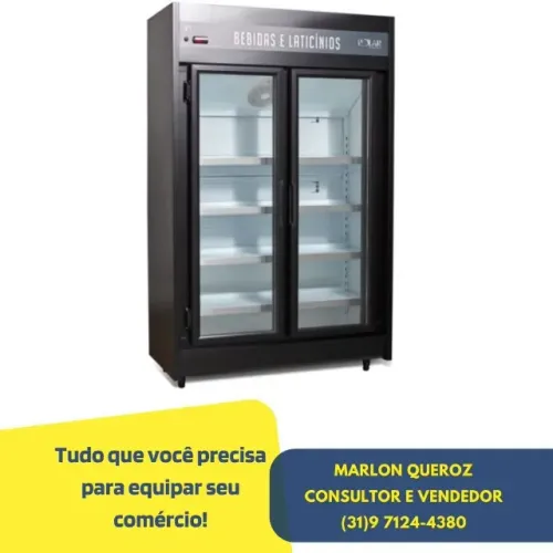 Auto Serviço Refrigerador Expositor 2 Portas Polar