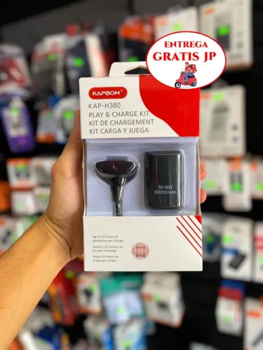 CARREGADOR E CABO PARA XBOX KAPBOM