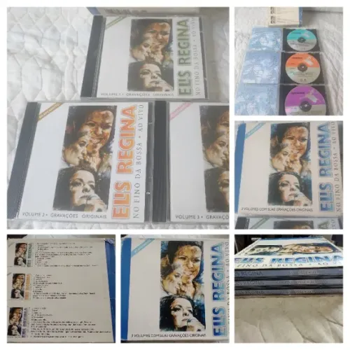 Cd's Elis Regina - No Fino Da Bossa - Ao Vivo - Coleção 3 Cds - Aa2000