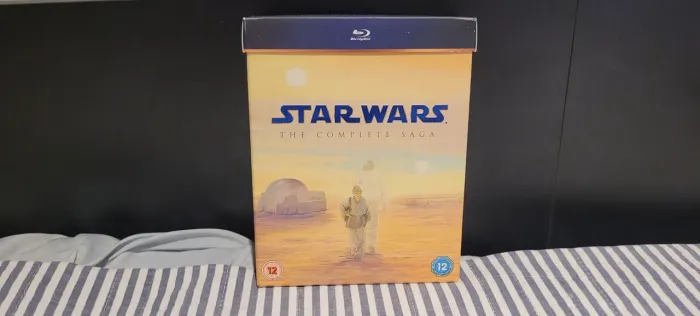 Box Star Wars em Blu-Ray com frame original/real em  35mm