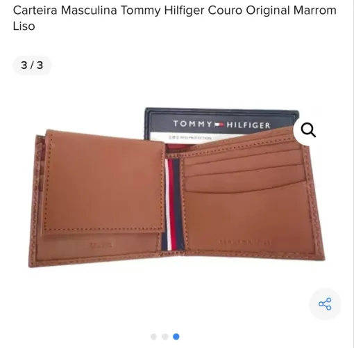 Carteira Tommy Hilfiger ORIGINAL COM CAIXA. !