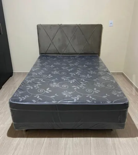 Cama casal colchão d33 Premium 