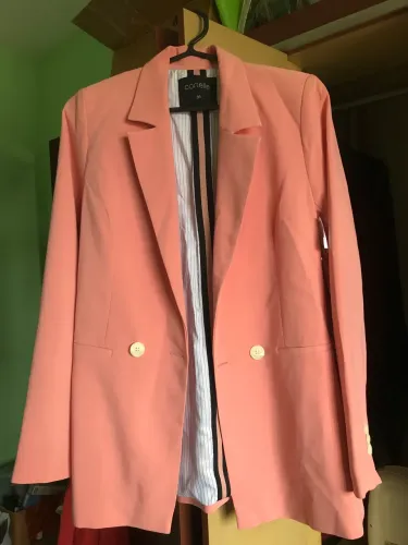 blazer rosa tamanho 36
