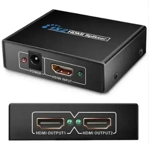 Splitter Divisor Hdmi Hdcp 1x2 Video 1080p Disvisor de Imagem Hdmi