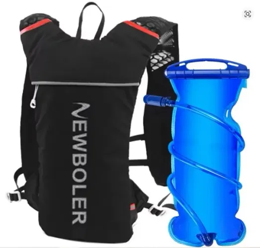 Mochila Colete Hidratação e Refil 2L Newboler Corrida Trilha Trail Trekking