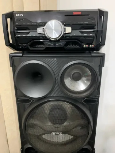 Mini System Sony Potente e Completo unico da região conservado e estado de novo , ja com b
