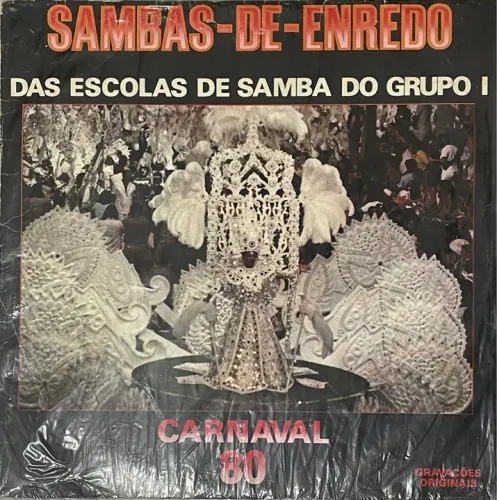 Vinil Sambas de enredo das escolas de samba do grupo 1 - carnaval de 80 RJ