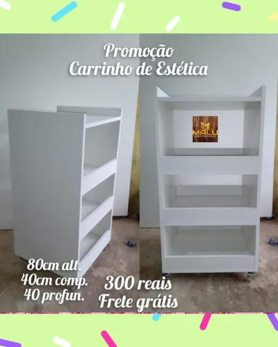 Carrinho de Estética em Promoção