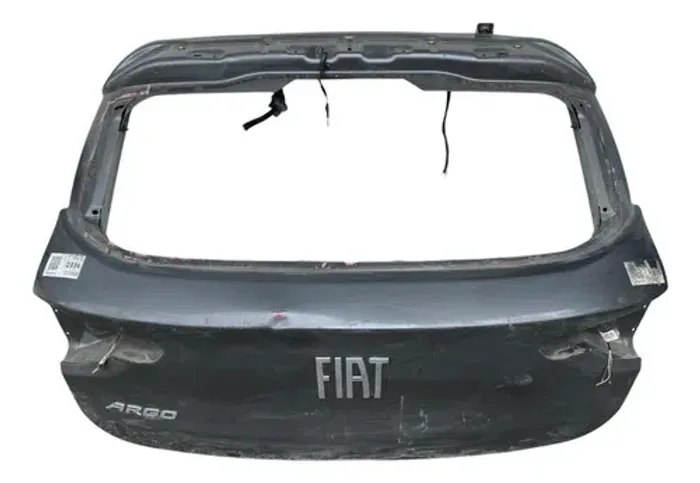 Tampa Traseira Mala Fiat Argo 2019 Cinza (c/detalhe)