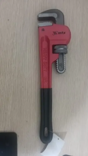 Mtx Chave Grifo Tipo Americano Uso Industrial E Mordentes Em Aço 12 Polegada