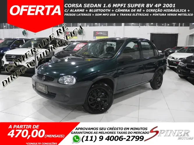 Chevrolet Corsa Sedan Super/ Classic 1.6 MPFI 8V 4 2001