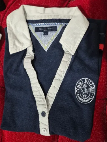 1 Camisa Polo Tommy Hilfiger Sport - Azul Marinho