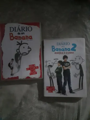 DVD'S DIÁRIO DE UM BANANA - 1 E 2