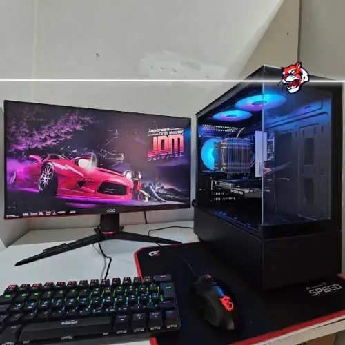 Pc Gamer - Ryzen 7 2700 + RTX 3050 6GB + RAM 16GB + SSD 480GB