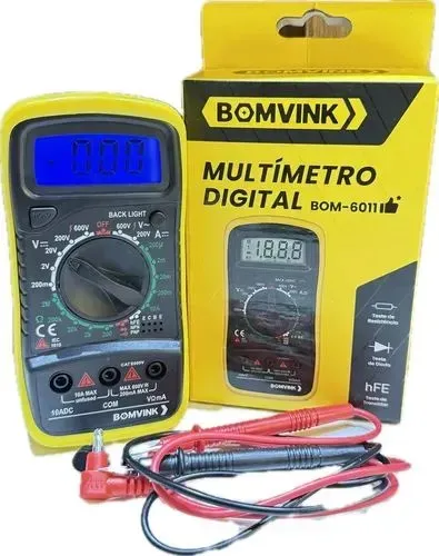 Multímetro Digital Bomvink com bip novo Promoção 