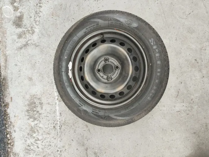 Roda ferro estepe aro 15 Sandero Logan 4x100