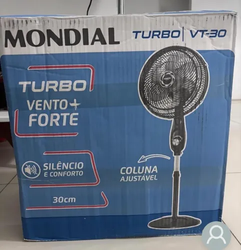 Ventilador Coluna Mondial 30cm VT-30C-NB