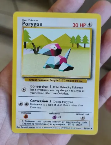 Carta Porygon - Pokémon tcg